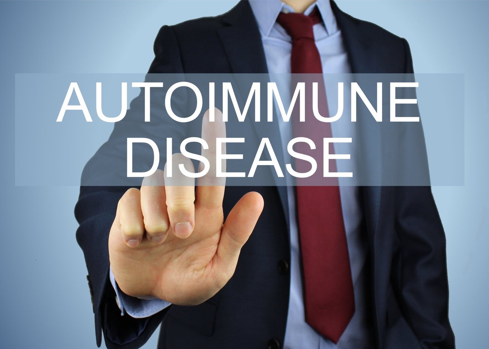 man point to autoimmune