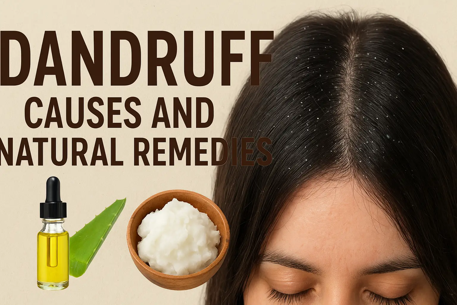 Dandruff causes and natural remedies for a healthy scalp