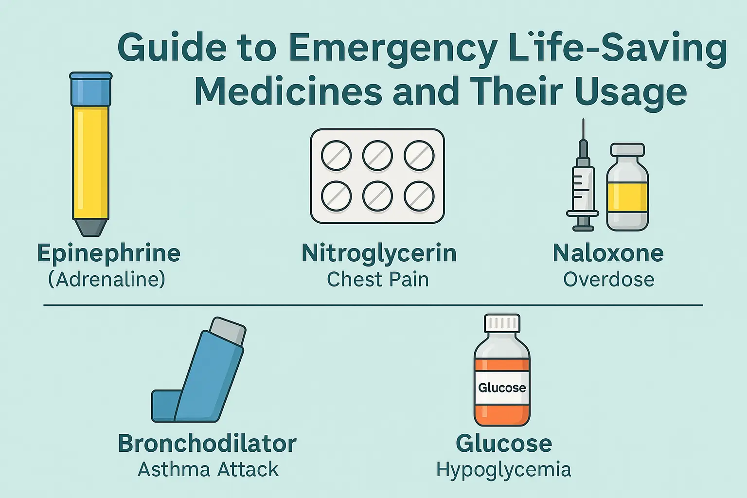 Guide to Emergency Life-Saving Medicines and Their Usage