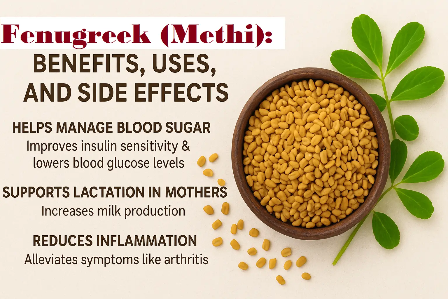 Fenugreek (Methi) – Benefits, Uses, and Side Effects