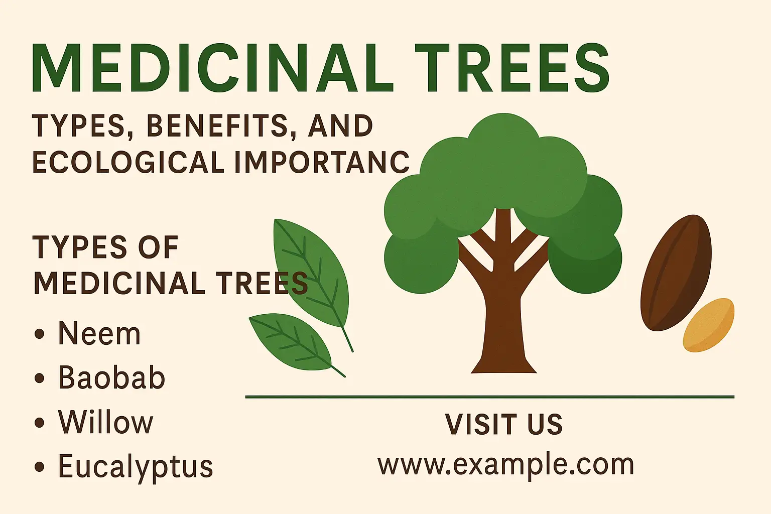 Neem tree with leaves and seeds, known for antibacterial and anti-inflammatory medicinal uses.