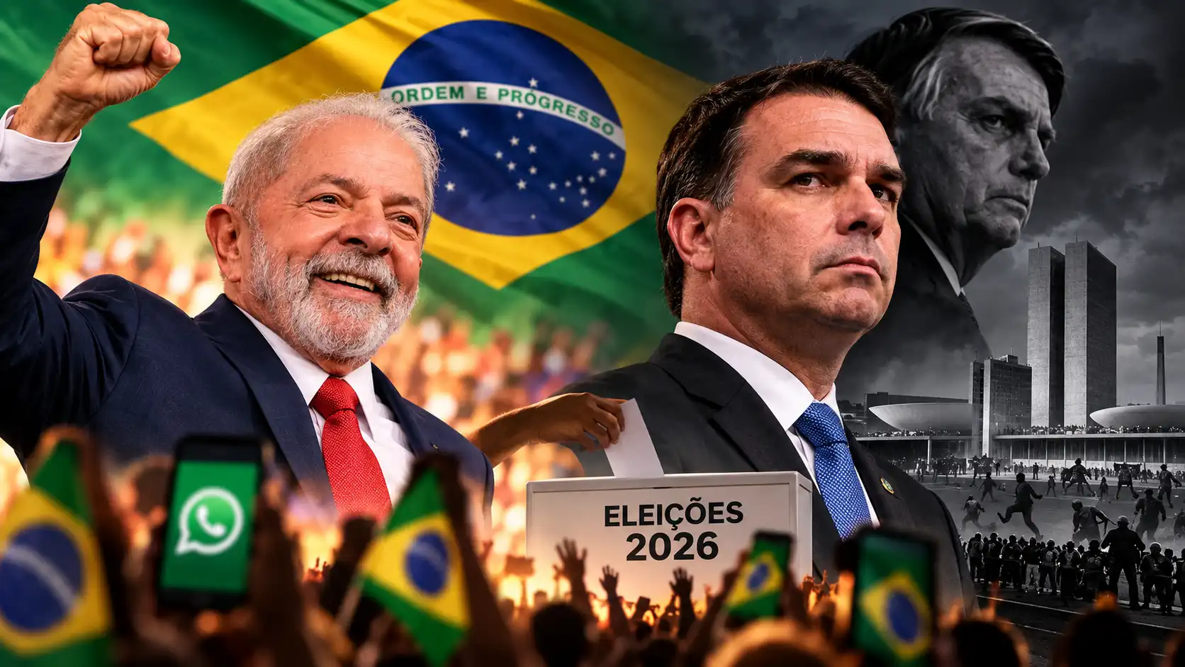 Brazil Election 2026: Lula da Silva and Flávio Bolsonaro